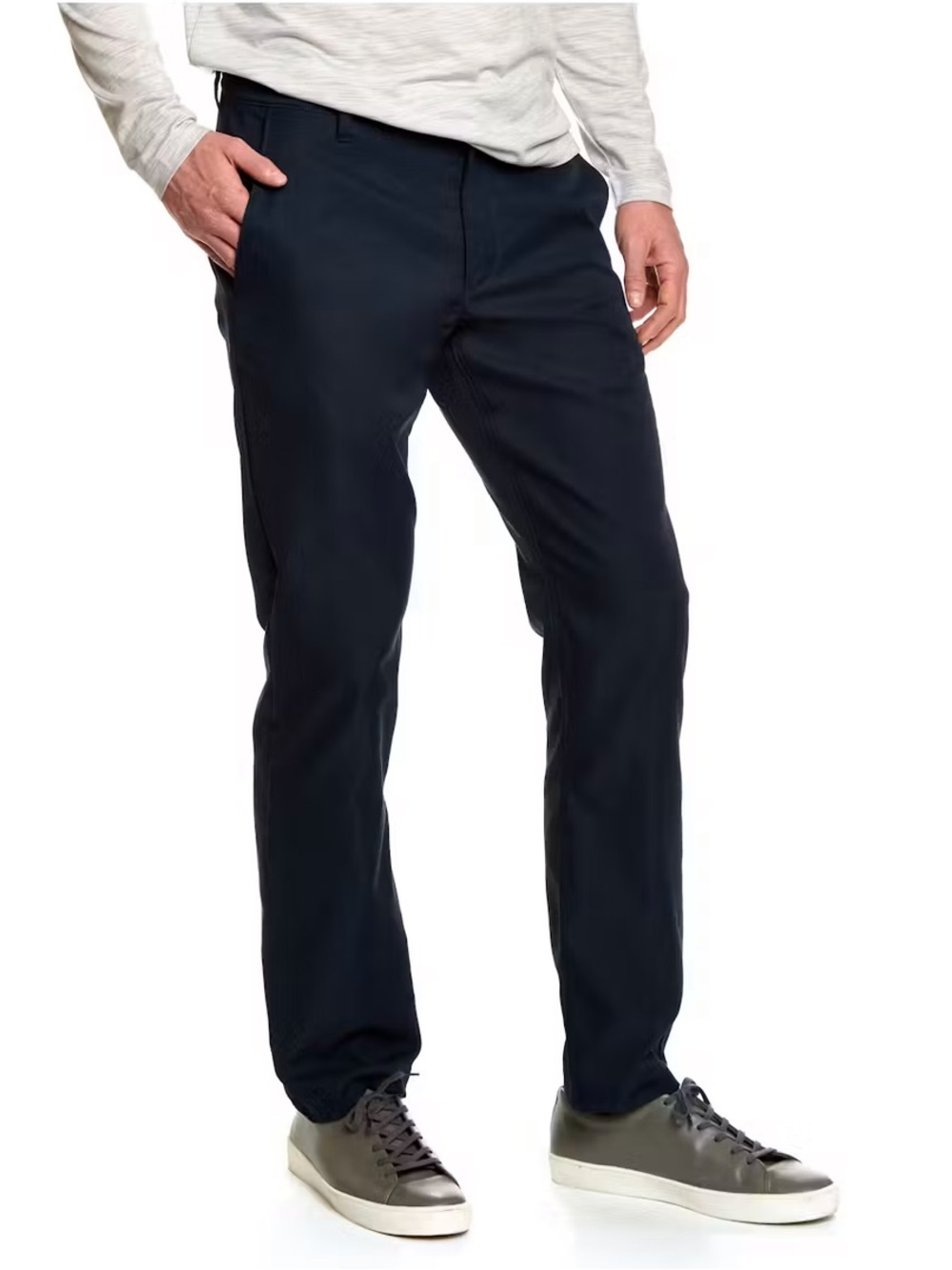 Proof Straight Leg Nomad Pants Navy Blue Performance Stretch Golf Casual Size 36